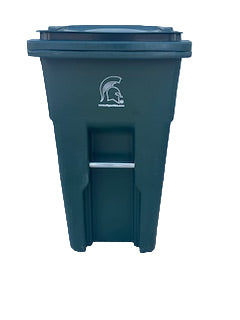 Toter LLC Michigan State University 32-Gallon Two Wheeled Recycle Cart