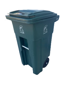 Toter LLC Michigan State University 32-Gallon Two Wheeled Recycle Cart
